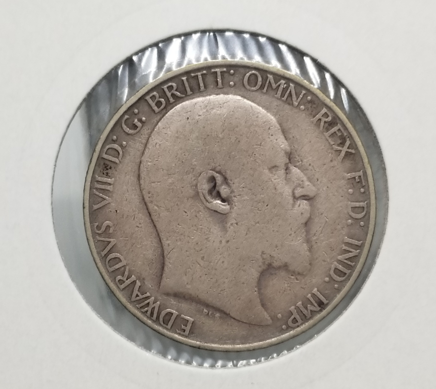 1909 YILI BİRLEŞİK KRALLIK GÜMÜŞ 2 SHILLINGS