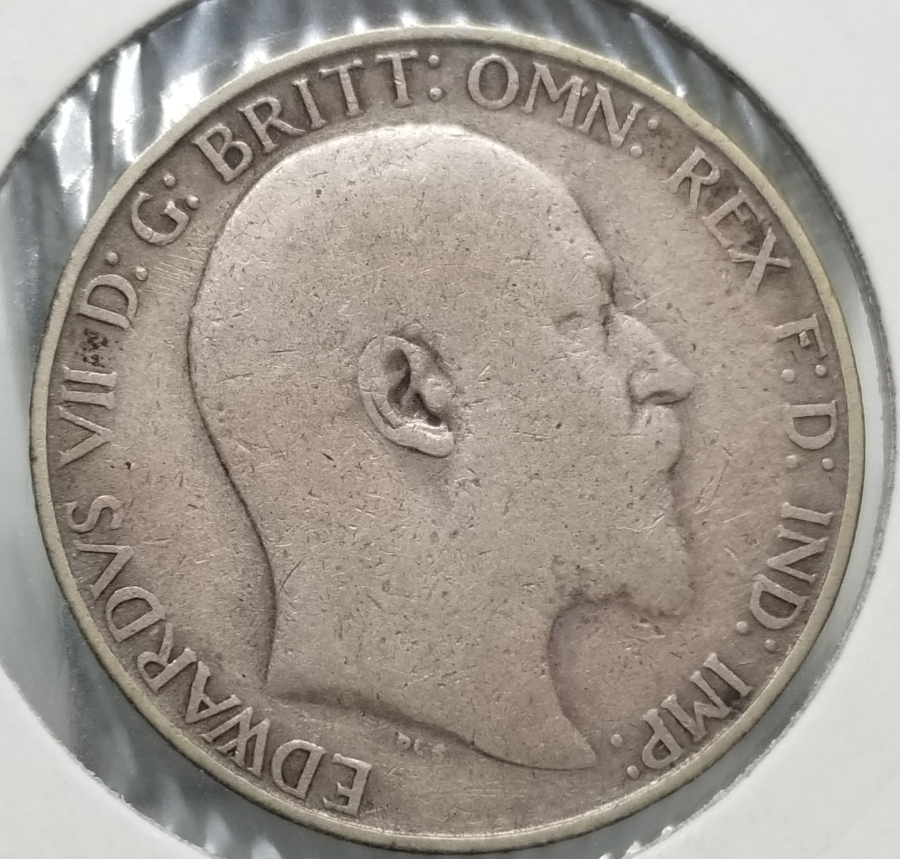 1909 YILI BİRLEŞİK KRALLIK GÜMÜŞ 2 SHILLINGS
