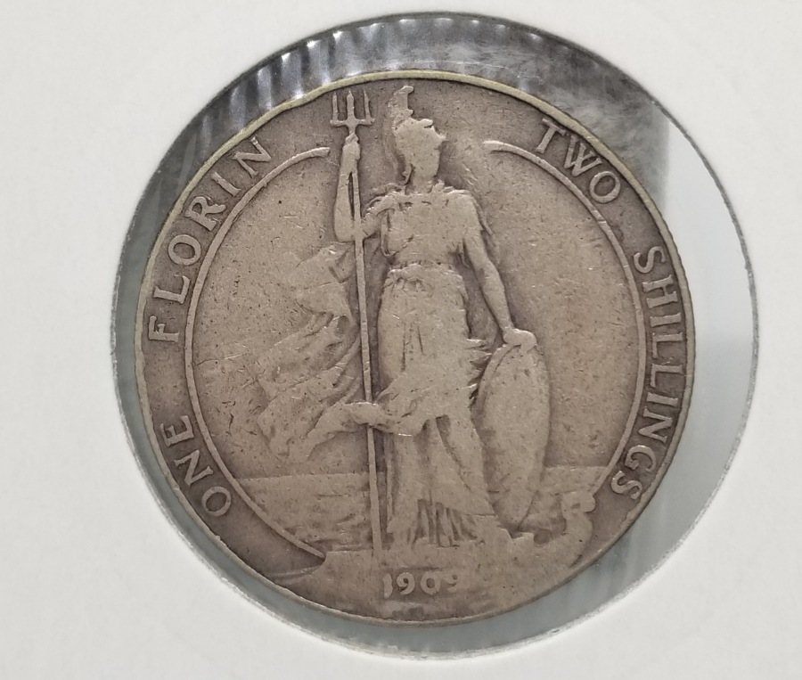 1909 YILI BİRLEŞİK KRALLIK GÜMÜŞ 2 SHILLINGS