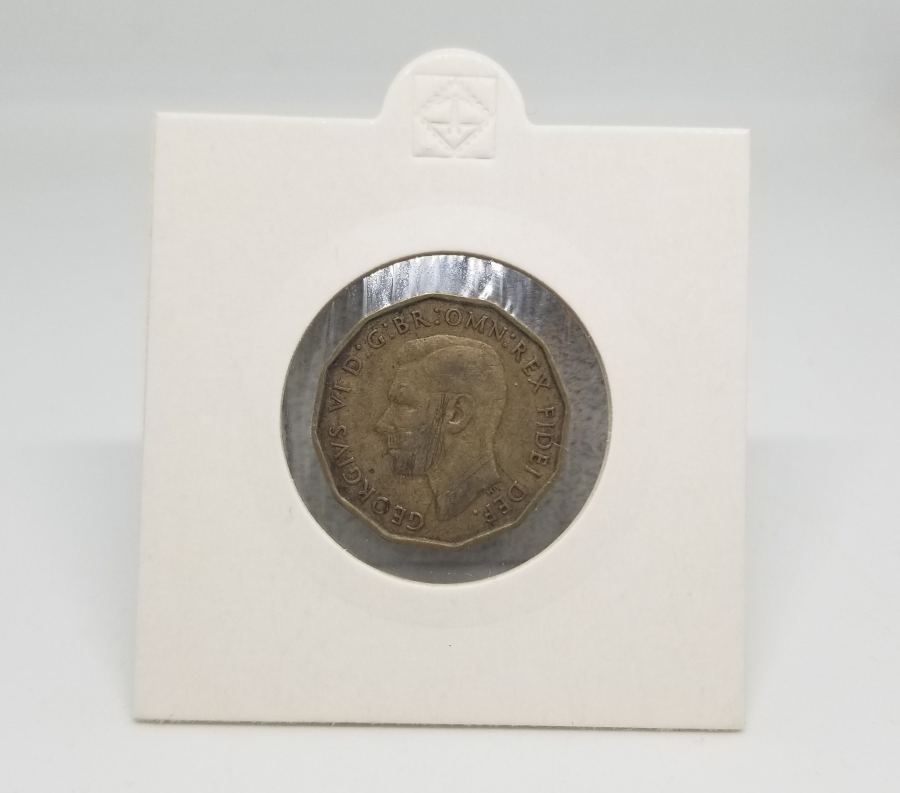 1952 TARİHLİ BİRLEŞİK KRALLIK 12 KENARLI 3 PENCE