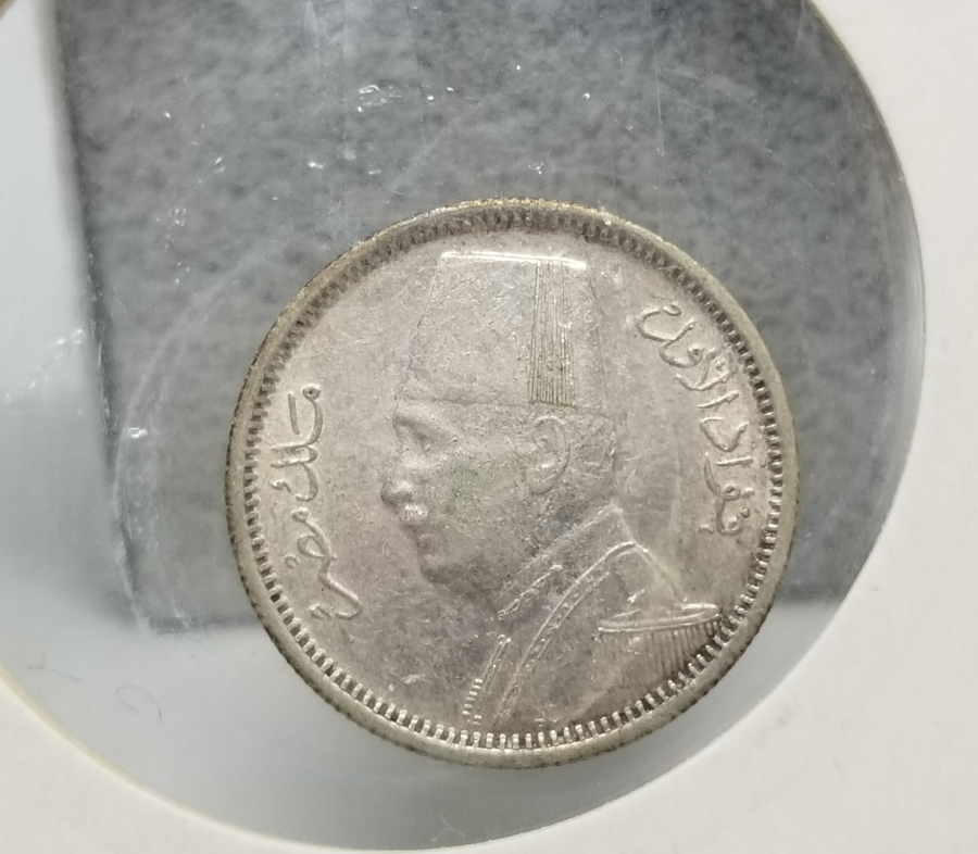1929 YILI MISIR KRALLIĞI 2 PIASTRE GÜMÜŞ PARA