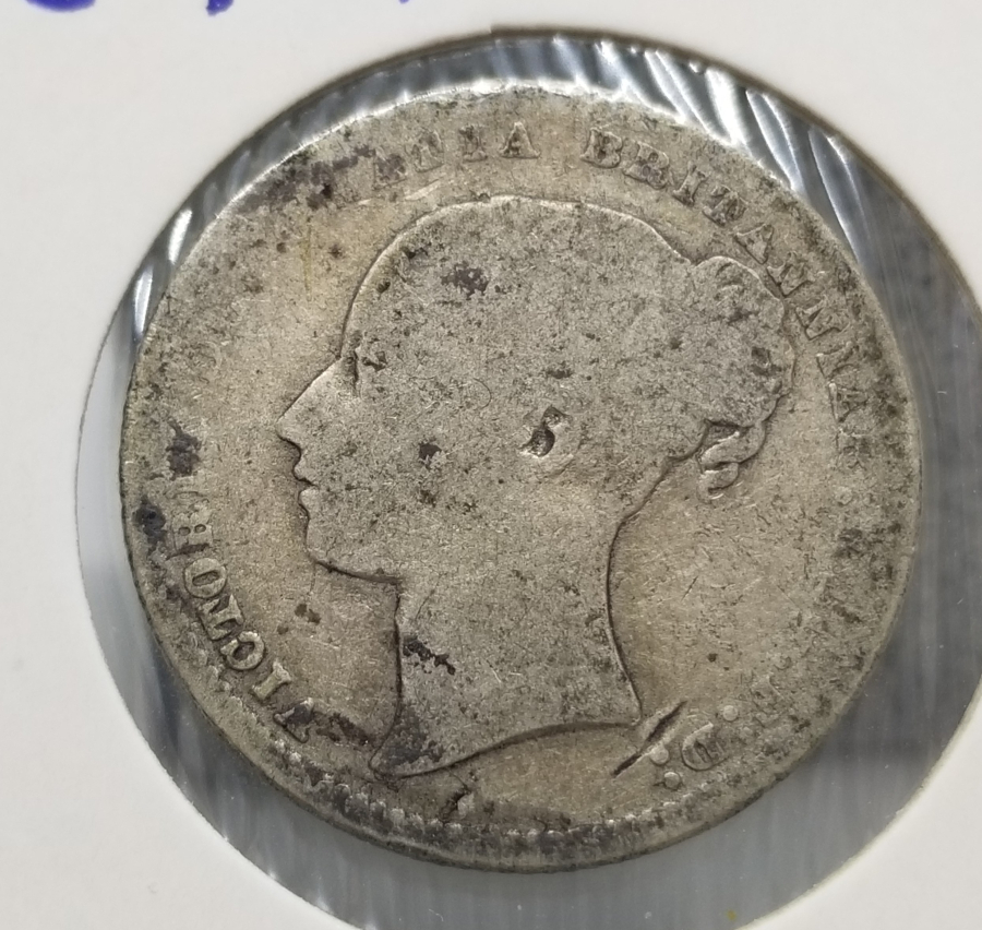 1873 YILI BİRLEŞİK KRALLIK GÜMÜŞ 1 SHILLING