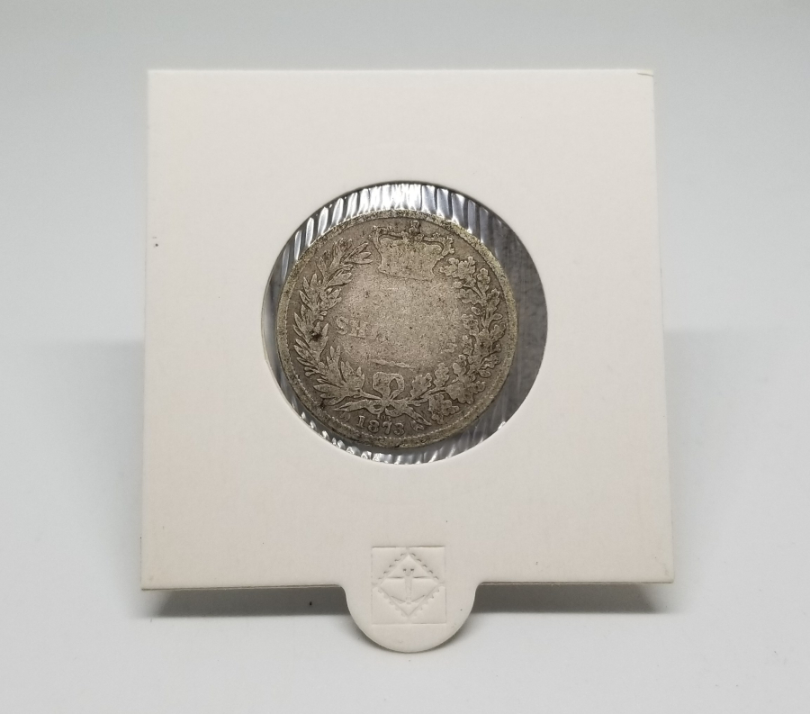 1873 YILI BİRLEŞİK KRALLIK GÜMÜŞ 1 SHILLING