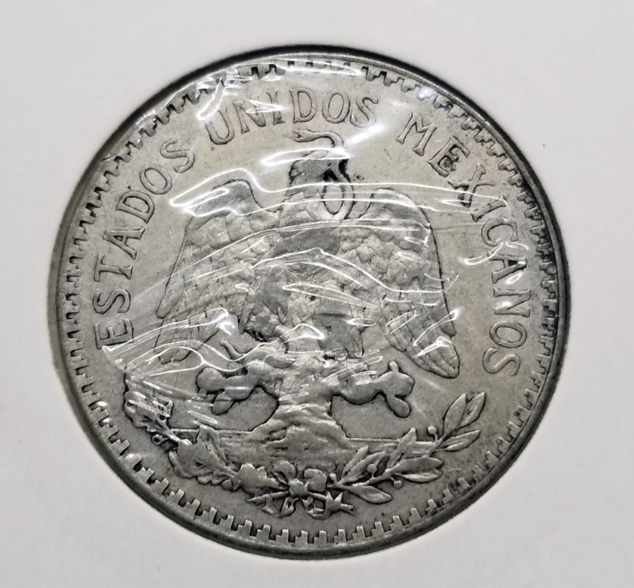 1935 YILI MEKSİKA 50 CENTAVOS GÜMÜŞ PARA