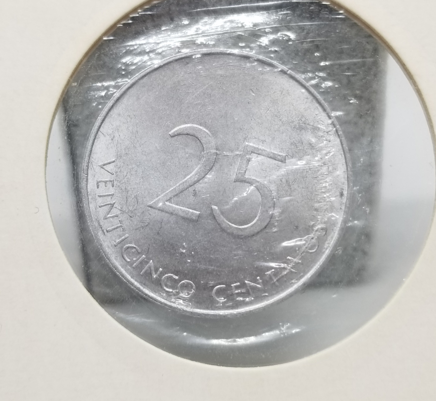 1988 YILI KÜBA 25 CENTAVOS MADENİ PARA