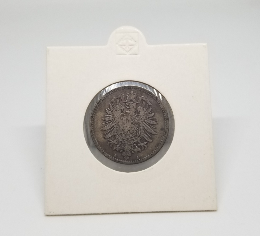 1874 YILI ALMAN İMPARATORLUĞU GÜMÜŞ 1 MARK