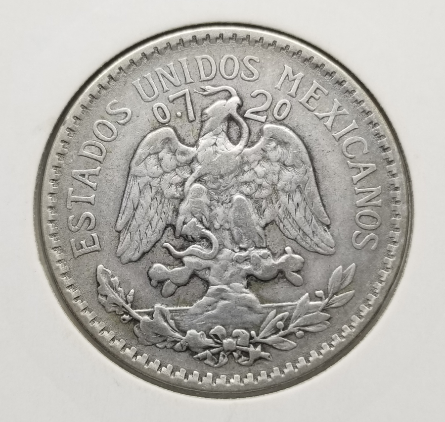 1939 YILI MEKSİKA 50 CENTAVOS GÜMÜŞ PARA