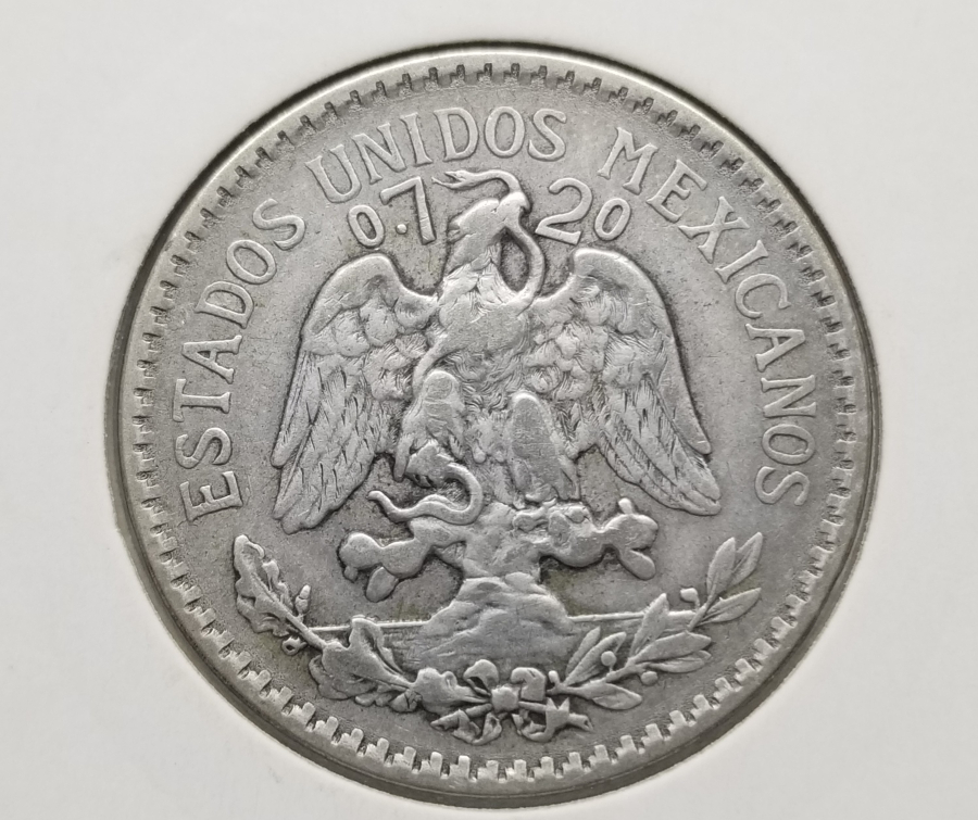 1939 YILI MEKSİKA 50 CENTAVOS GÜMÜŞ PARA