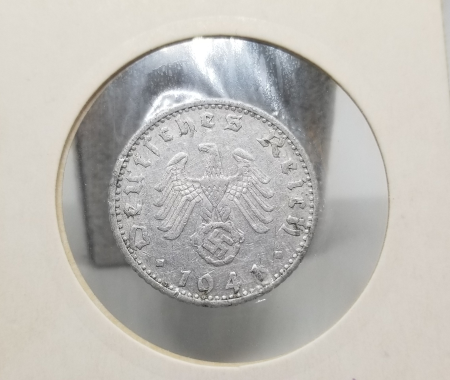 1941 YILI NAZİ ALMANYASI 50 REICHSPFENNIG