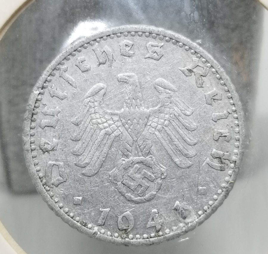 1941 YILI NAZİ ALMANYASI 50 REICHSPFENNIG