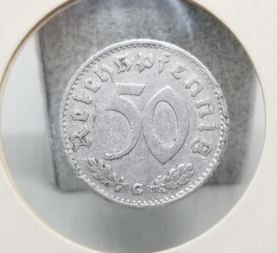 1941 YILI NAZİ ALMANYASI 50 REICHSPFENNIG