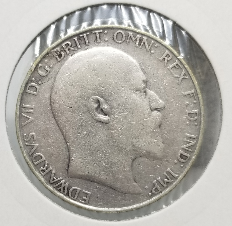 1907 YILI BİRLEŞİK KRALLIK GÜMÜŞ 2 SHILLINGS