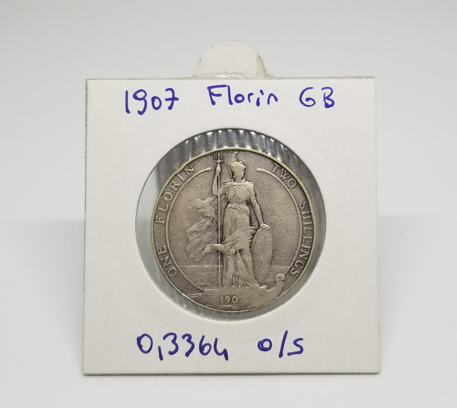 1907 YILI BİRLEŞİK KRALLIK GÜMÜŞ 2 SHILLINGS