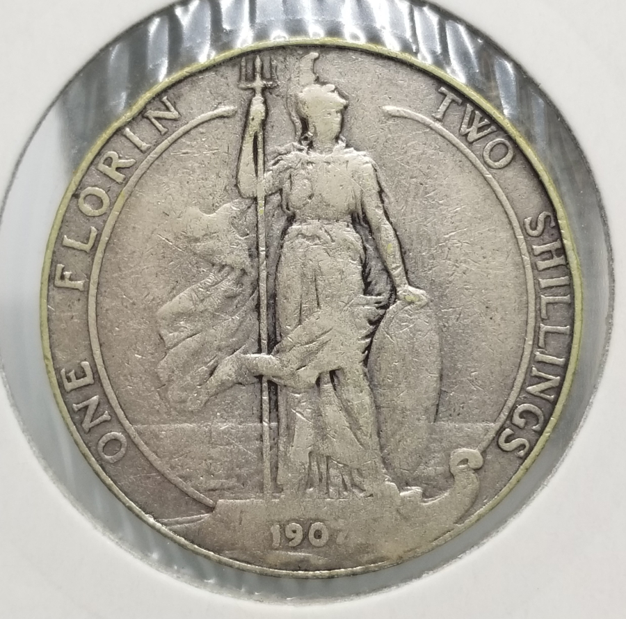 1907 YILI BİRLEŞİK KRALLIK GÜMÜŞ 2 SHILLINGS