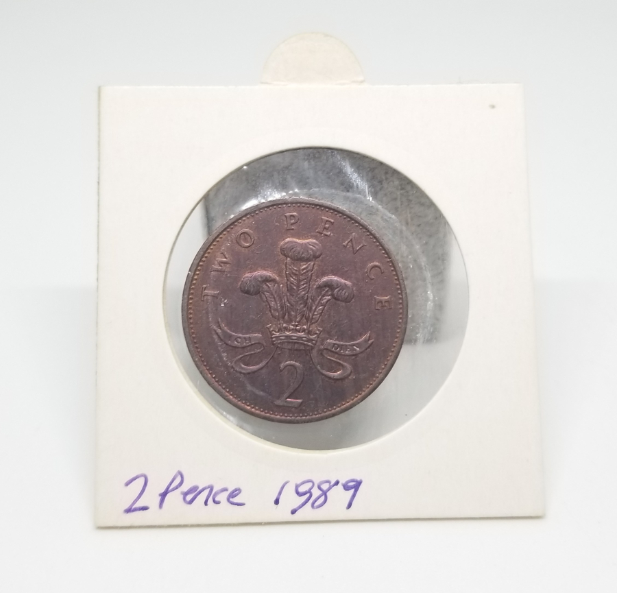 1989 YILI İNGİLİZ 2 PENCE MADENİ PARA