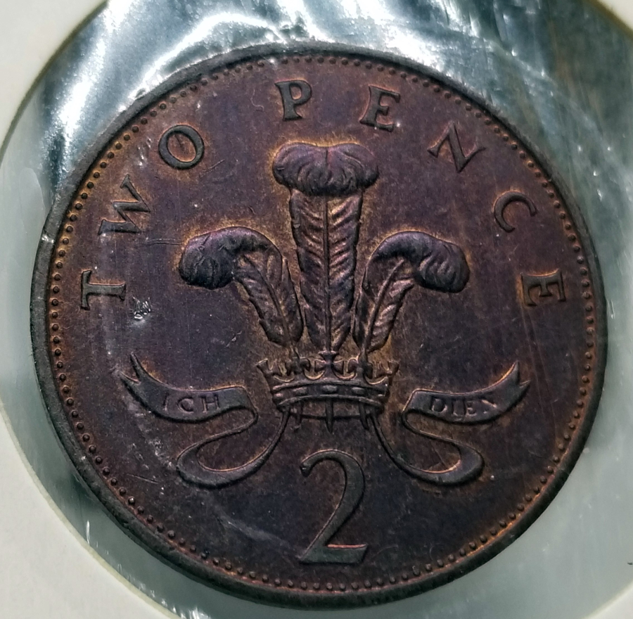 1989 YILI İNGİLİZ 2 PENCE MADENİ PARA