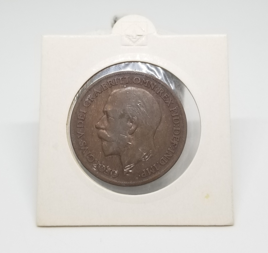 1920 YILI BİRLEŞİK KRALLIK 1 PENNY MADENİ PARA