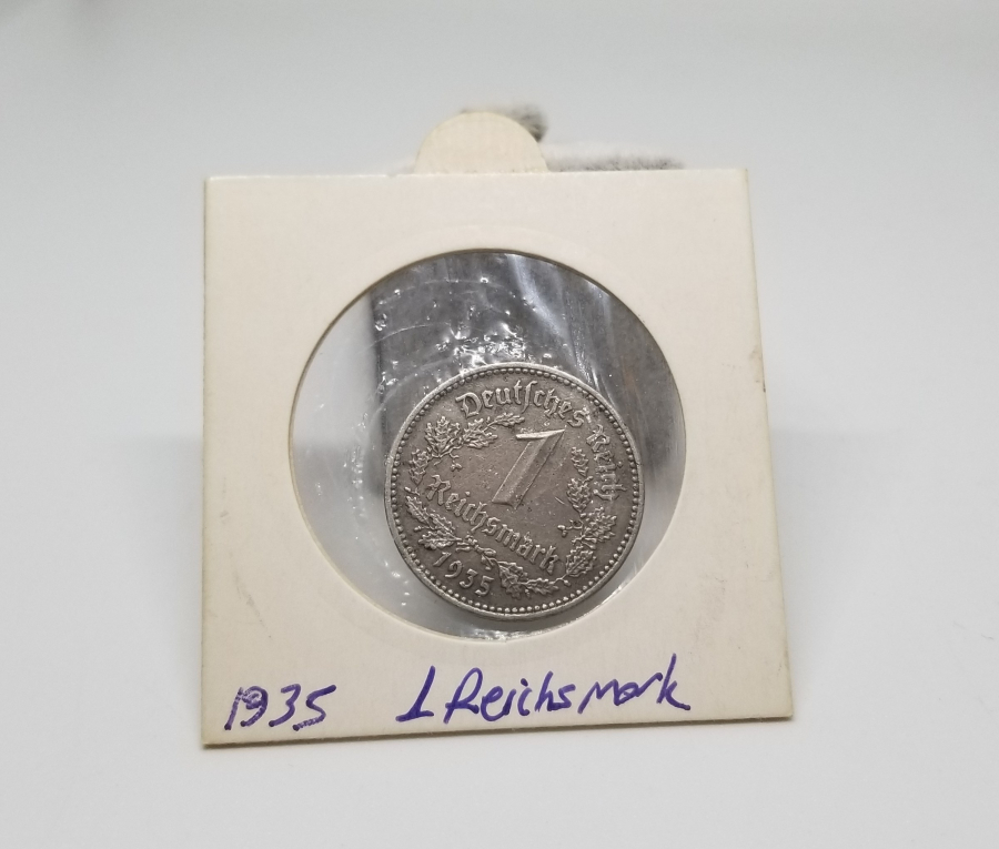 1935 YILI ALMAN 1 REICHSMARK MADENİ PARA