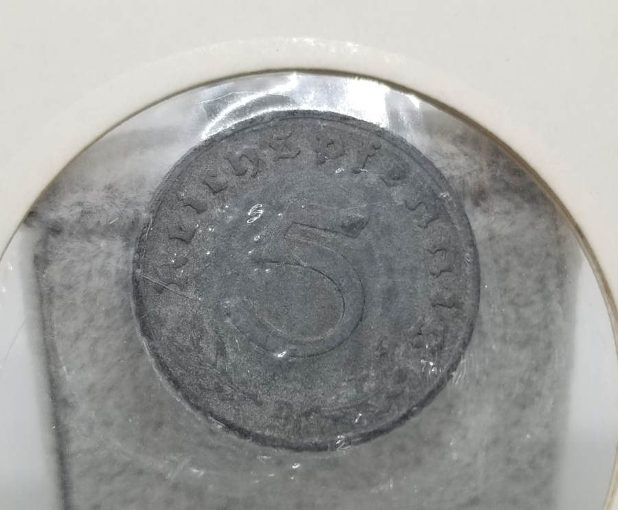 1940 YILI NAZİ ALMANYASI 5 REICHSPFENNIG
