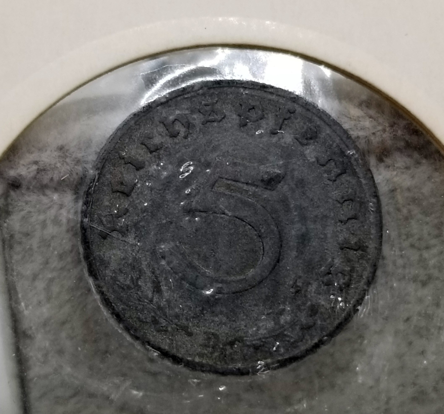 1940 YILI NAZİ ALMANYASI 5 REICHSPFENNIG