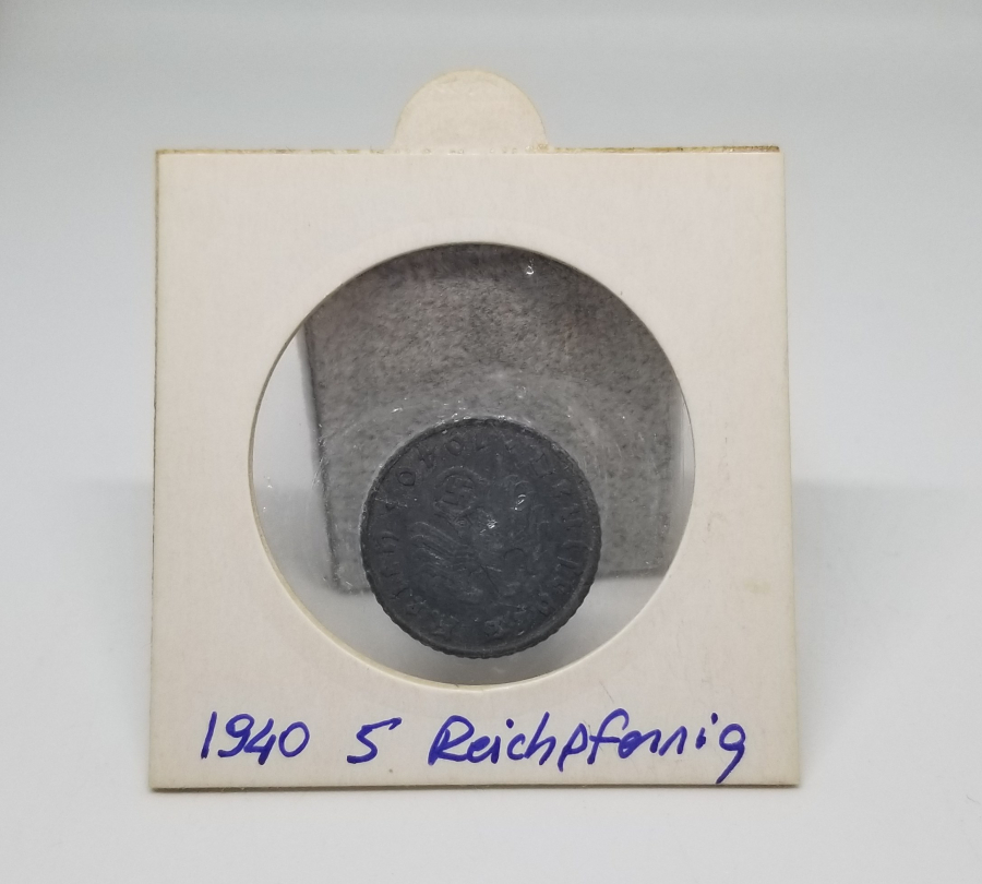 1940 YILI NAZİ ALMANYASI 5 REICHSPFENNIG