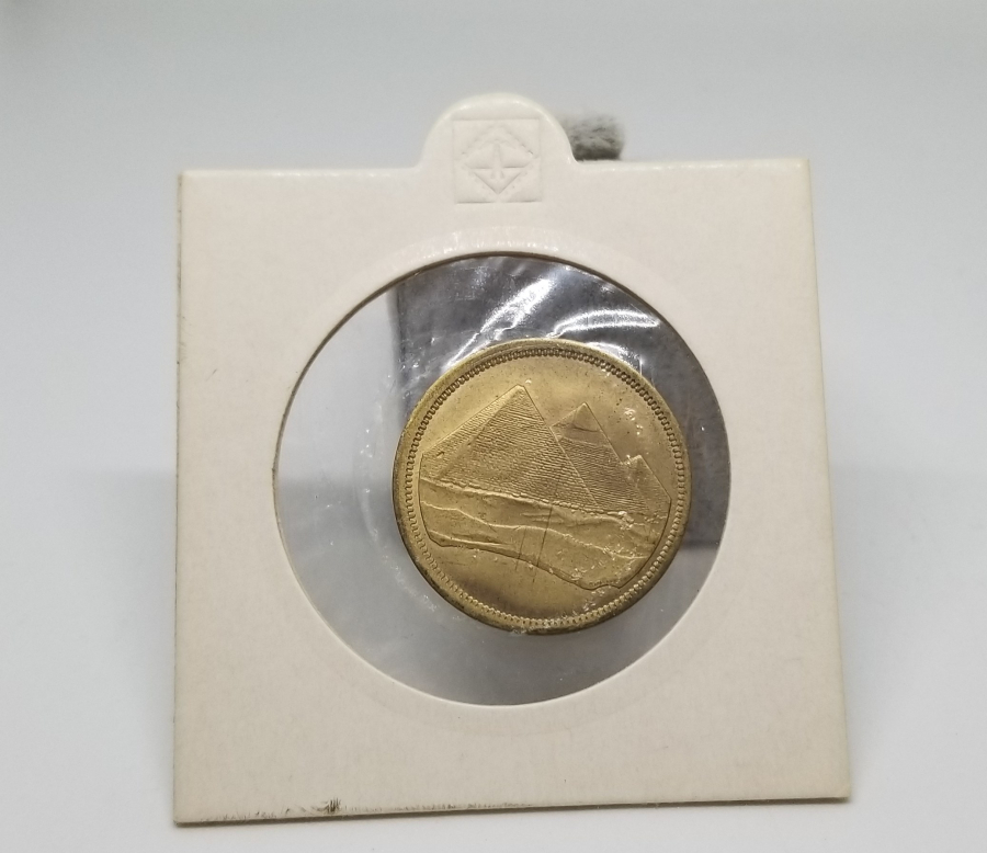 1984 YILI MISIR 5 PIASTRE MADENİ PARA