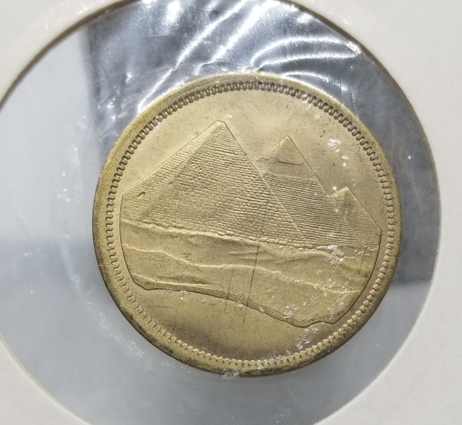 1984 YILI MISIR 5 PIASTRE MADENİ PARA