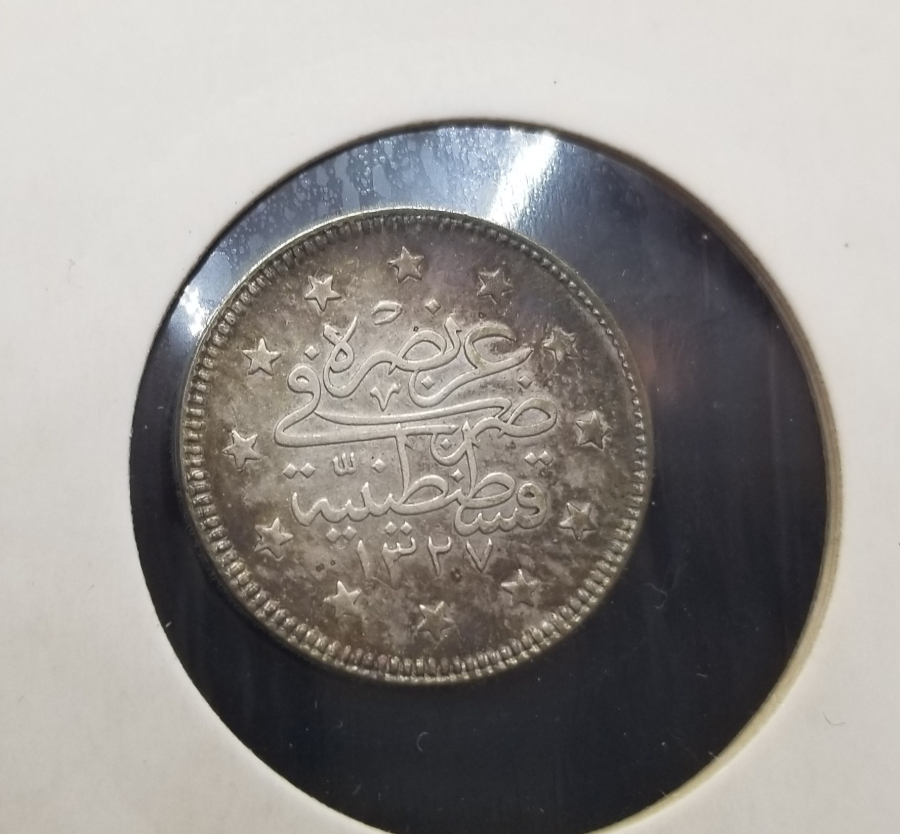 SULTAN MEHMET REŞAT HAN DÖNEMİ KOLEKSİYONLUK GÜMÜŞ 2 KURUŞ MECİDİYE