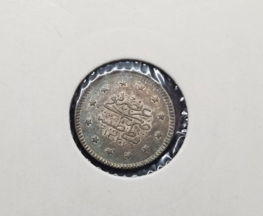 MEHMET REŞAT HAN DÖNEMİ YÜKSEK KONDİSYONDA GÜMÜŞ 1 KURUŞ