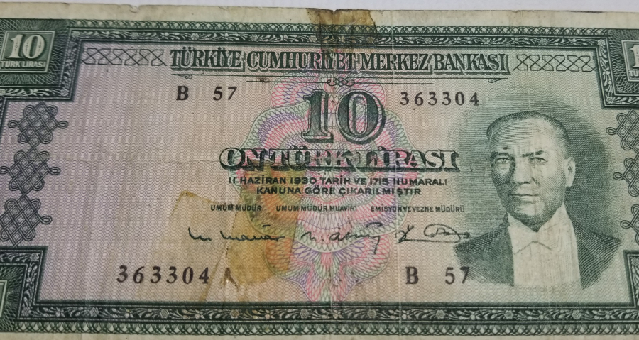 5. EMİSYON 4. TERTİP -10 TÜRK LİRASI-