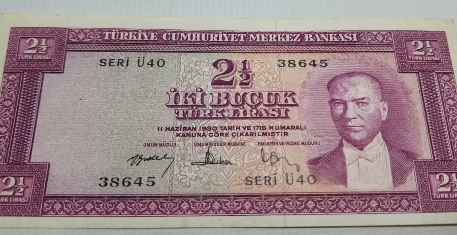 5. EMİSYON 3. TERTİP -2,5 TÜRK LİRASI-