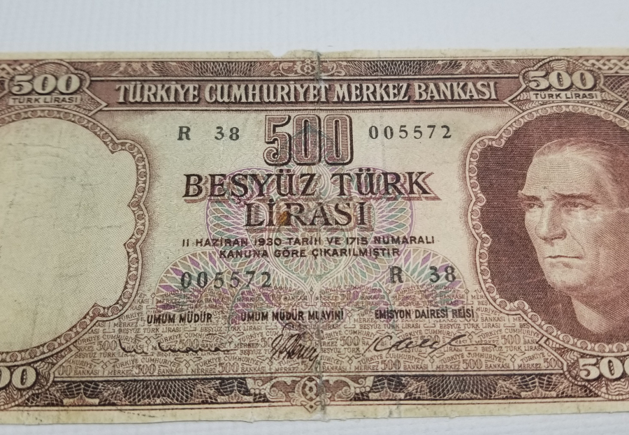 5. EMİSYON 3. TERTİP -500 TÜRK LİRASI-