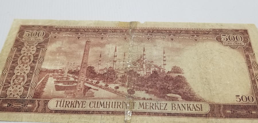 5. EMİSYON 3. TERTİP -500 TÜRK LİRASI-