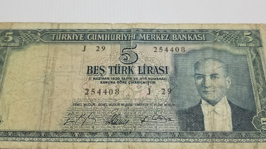 5. EMİSYON 4. TERTİP -5 TÜRK LİRASI-