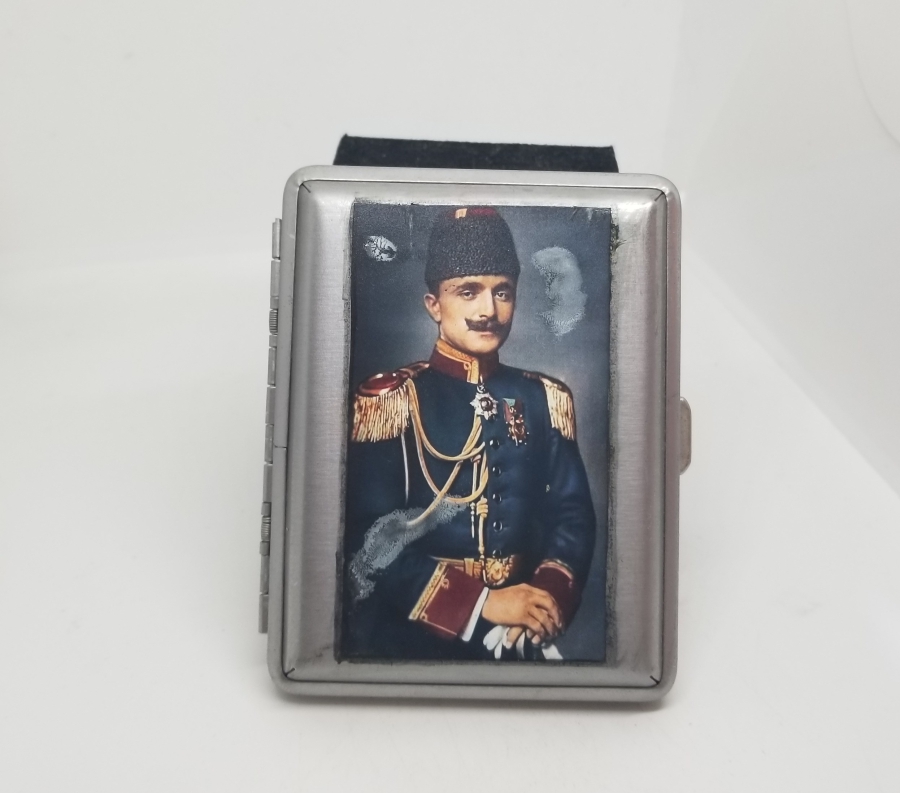 ENVER PAŞA GÖRSELLİ NOSTALJİK SİGARA TABAKASI
