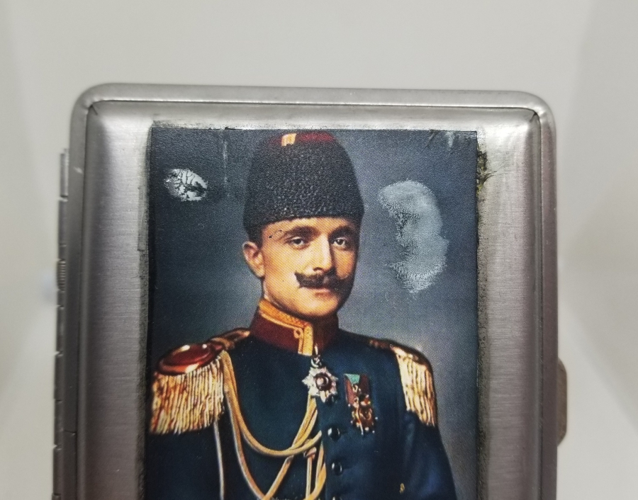 ENVER PAŞA GÖRSELLİ NOSTALJİK SİGARA TABAKASI