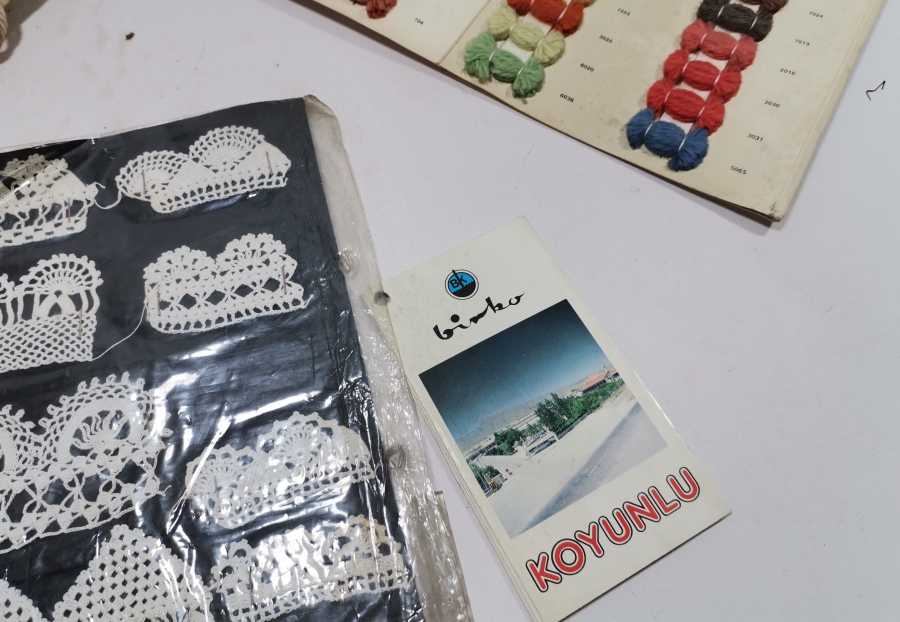 DANTEL VE İP ÖRNEKLERİ BULUNAN KATALOG