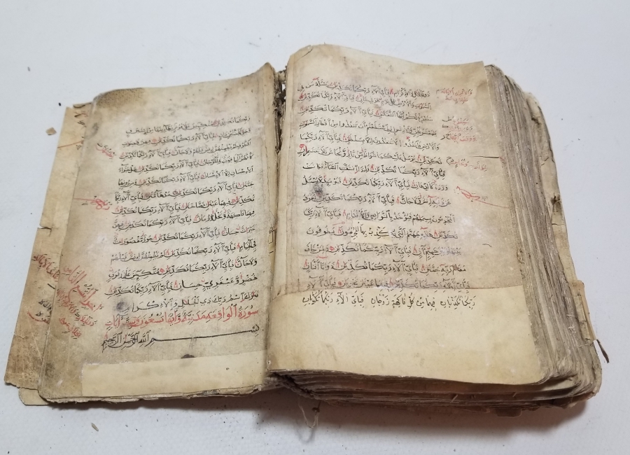 OSMANLI DÖNEMİ EL YAZMA BÜYÜK BOY KUR'AN-I KERİM