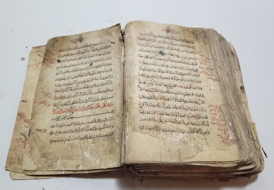 OSMANLI DÖNEMİ EL YAZMA BÜYÜK BOY KUR'AN-I KERİM