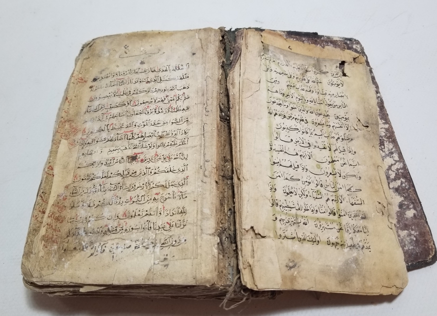 OSMANLI DÖNEMİ EL YAZMA BÜYÜK BOY KUR'AN-I KERİM