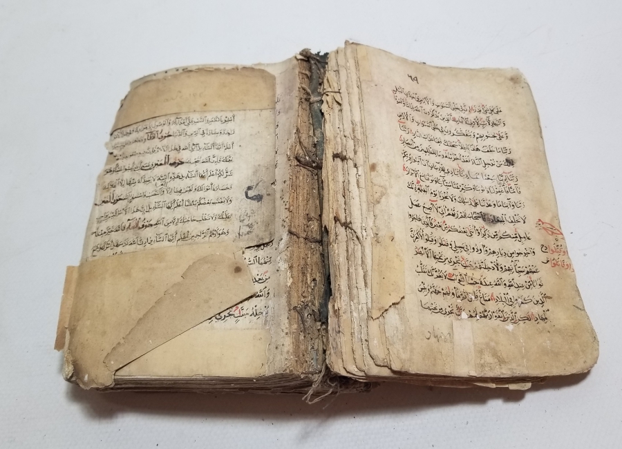OSMANLI DÖNEMİ EL YAZMA BÜYÜK BOY KUR'AN-I KERİM
