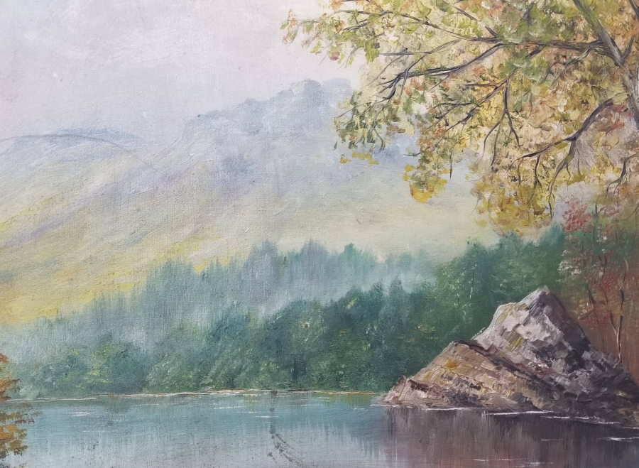 RESSAM ZEKAİ İSTANBULLU'NA AİT TUVAL ÜZERİ YAĞLIBOYA TABLO