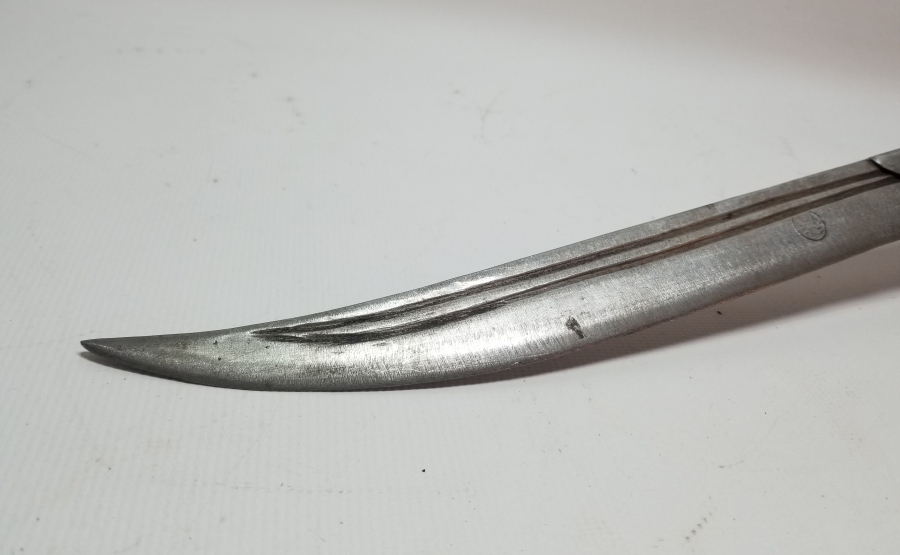 ÜZERİ USTA DAMGALI VE OSMANLICA YAZILI KARADENİZ KOLTUKALTI KAMASI