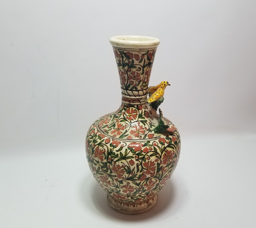NADİR TİPTE OSMANLI DÖNEMİ KUŞLU VAZO