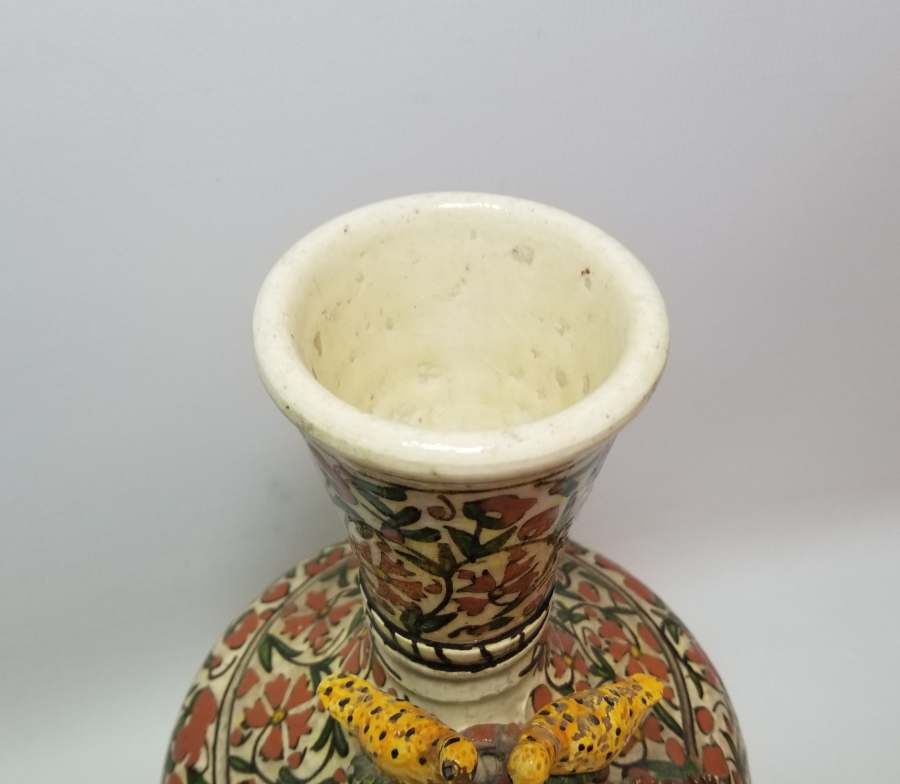 NADİR TİPTE OSMANLI DÖNEMİ KUŞLU VAZO