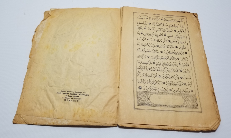 CUMHURİYET BAŞLARI ANTİKA DUA KİTABI