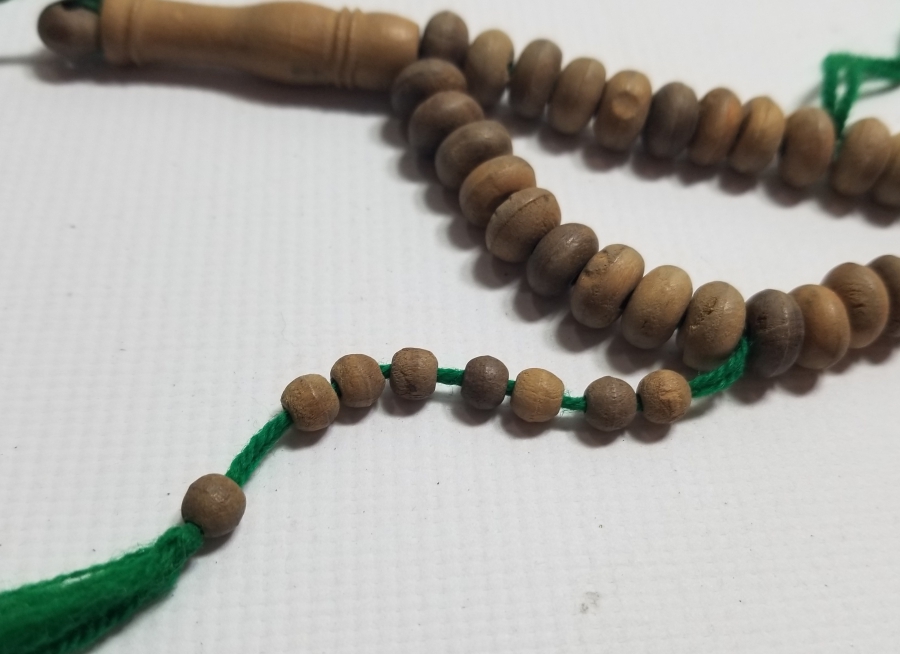 OSMANLI DÖNEMİ EL YAPIMI AHŞAP NAMAZ TESPİHİ