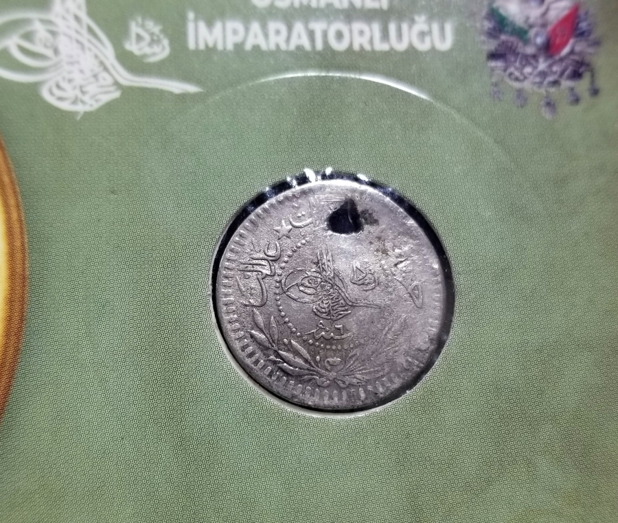 MEHMET REŞAD HAN DÖNEMİ KOLEKSİYONLUK NİKEL 5 PARA