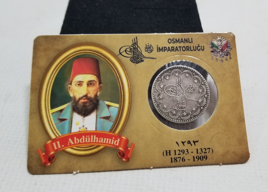 SULTAN ABDÜLHAMİD HAN DÖNEMİ KOLEKSİYONLUK GÜMÜŞ 5 KURUŞ