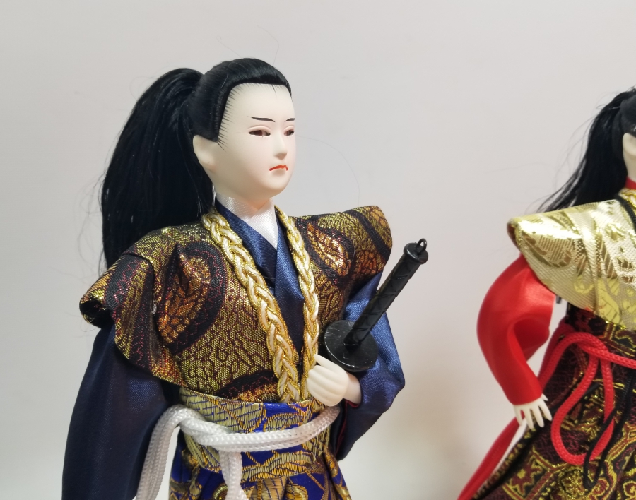İKİ ADET JAPON SAVAŞIÇISI GÖRSELLİ MASAÜSTÜ OBJE